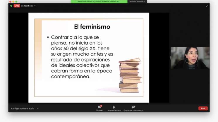 Realiza SMO conferencia sobre precursoras del feminismo 