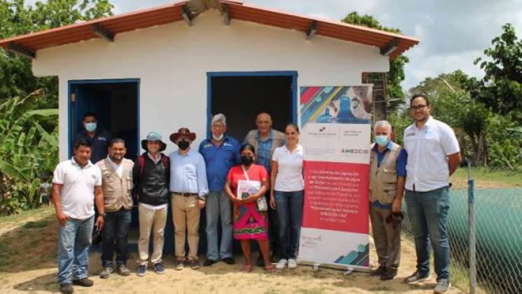 FAO y AMEXCID visitan el sistema de cosecha de agua en Panamá