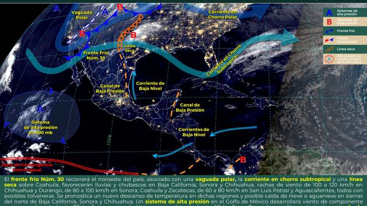 Continuarán nublados y chubascos en zonas de Oaxaca, costa cálida