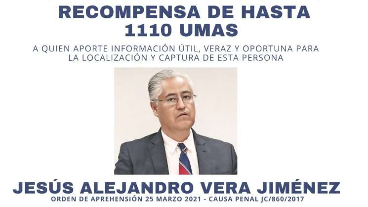 Continua vigente recompensa para capturar a exrector de la UAEM