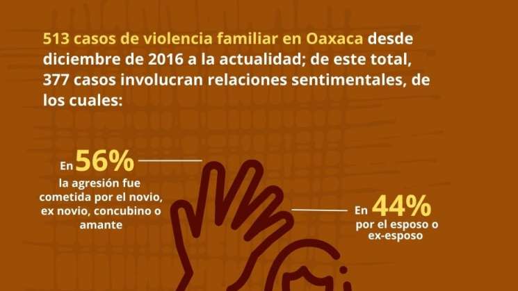 Ex o pareja sentimental, agresores en 377 violencias a mujeres