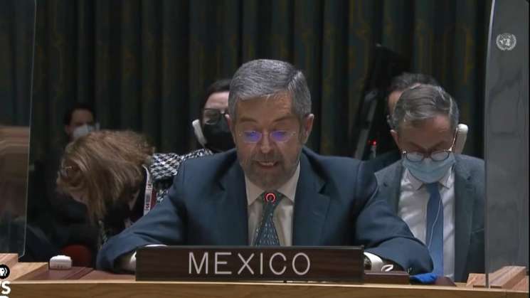 Llama Gobierno de México en ONU cese inmediato de hostilidades