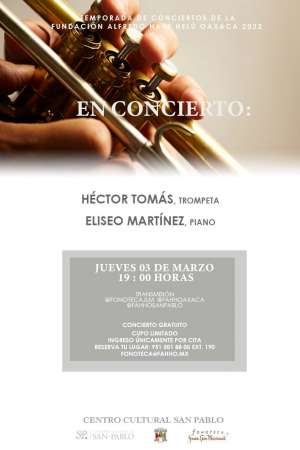 Concierto con Tomás, trompeta, y el maestro Eliseo Martínez