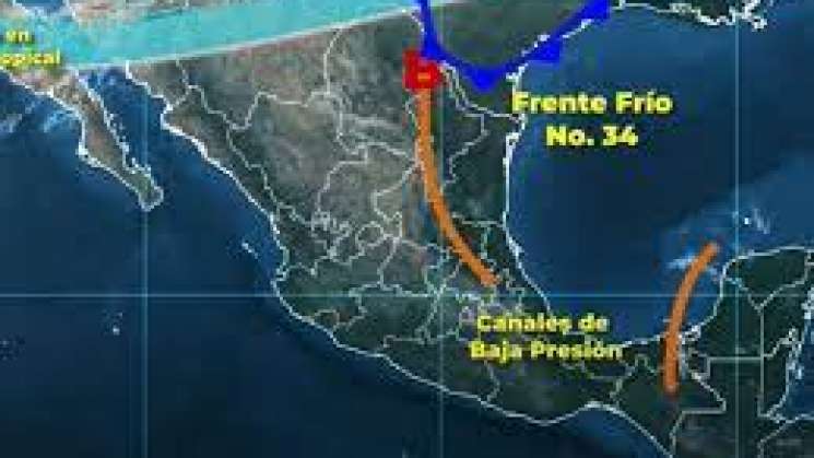  Frente Frío No.34 será reactivado nuevamente en regiones 