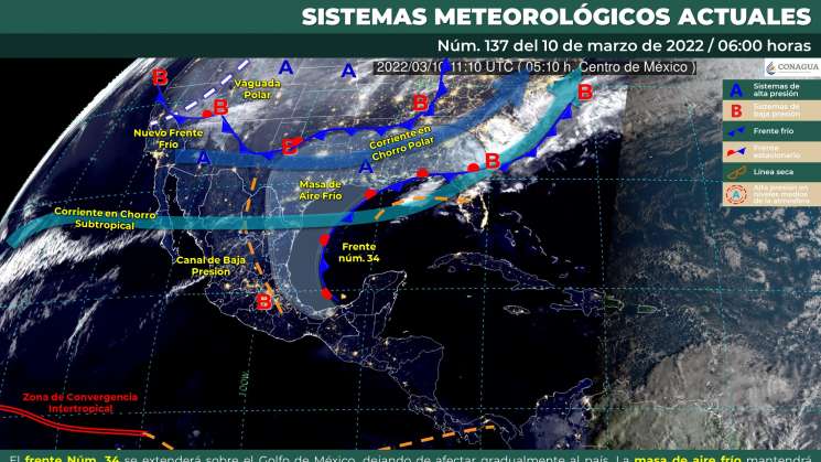 Anuncian nublados parciales y clima cálido en Oaxaca