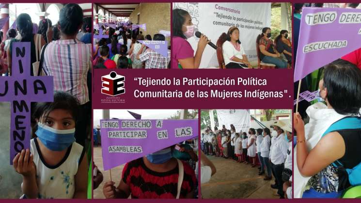 Impulsa IEEPCO participación política de las mujeres indígenas   