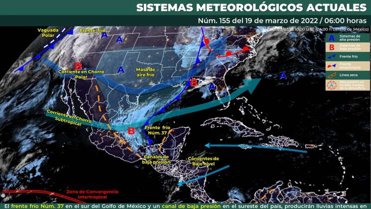 Masa de aire frio provoca norte en istmo y nublados en regiones