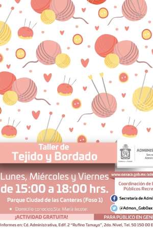 Taller de Tejido y Bordado 