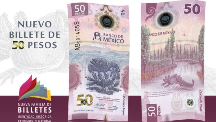 Gana billete de 50 pesos  premio internacional por mejor diseño