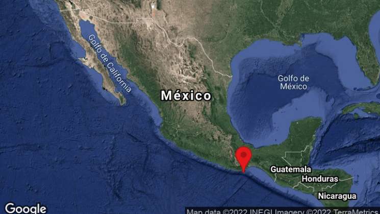 Reportan temblor en Puerto Escondido, Oaxaca