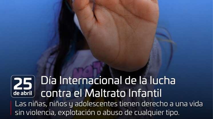 Conmemoran Día Mundial de la prevención del Maltrato Infantil    