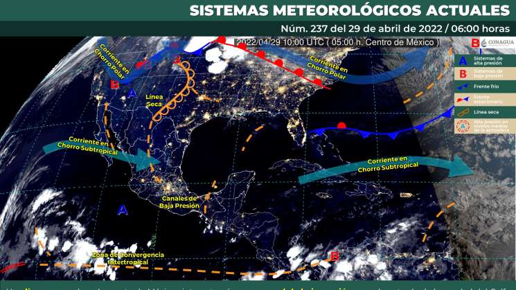 Posibles chubascos y ambiente caluroso en Oaxaca