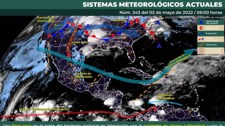 Anuncian nublados y lluvias en regiones de Oaxaca, calor en Costa