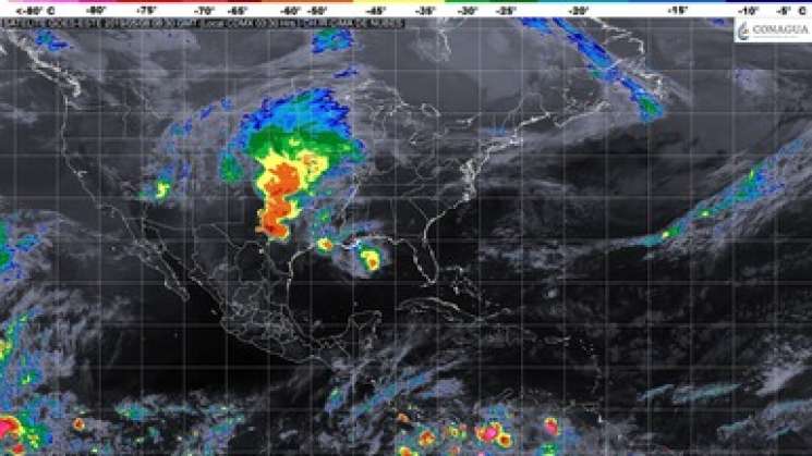 Calor, tormentas aisladas y actividad eléctrica en Oaxaca