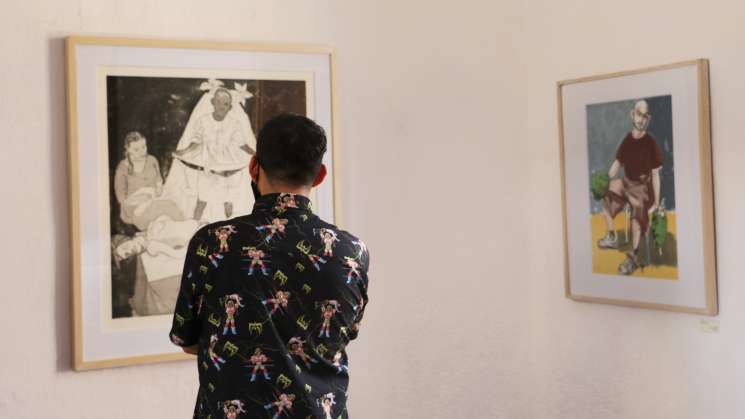 Gráfica de la artista Paula Rego presente en el IAGO