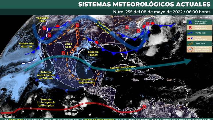 Chubascos y nublados en partes de Oaxaca, cálidos en la costa