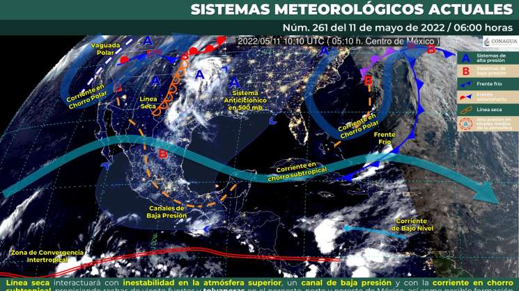 Seguirán nublados y lluvias aisladas en regiones de Oaxaca