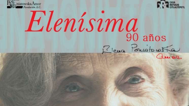  Elena Poniatowska recibirá homenaje en Palacio de Bellas Artes