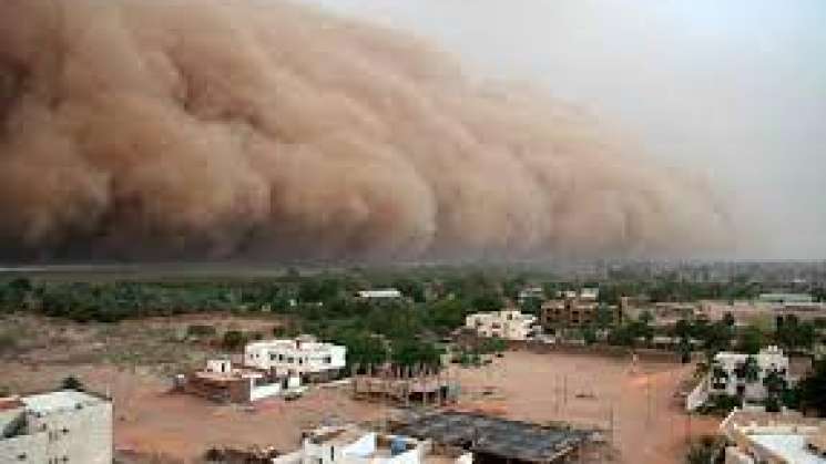 Alertan por llegado de nube de polvo del Sahara  a México