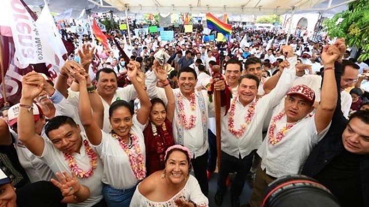 En Oaxaca, aspirantes a gubernatura arrancan cierres de campaña