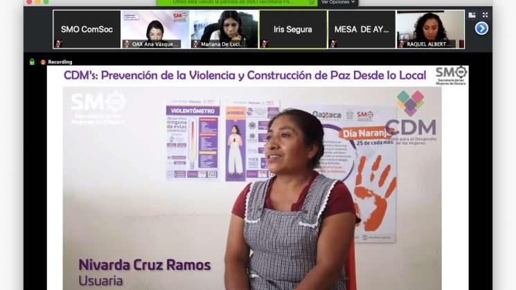 SMO presenta buenas prácticas de atención de mujeres violentadas 