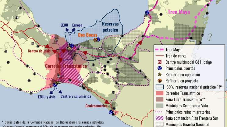 AMLO:Tren Interoceánico del Istmo de Tehuantepec a finales de año