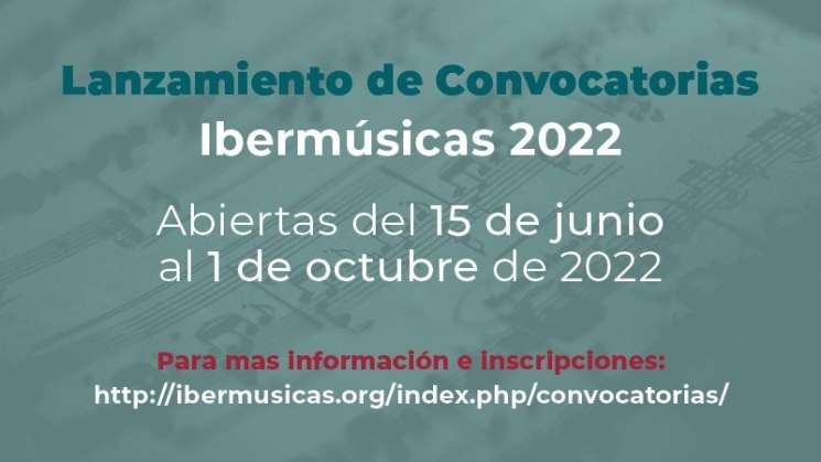 Anuncian convocatorias Ibermúsicas y Ayudas al sector musical 