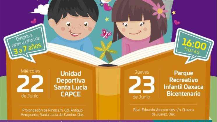 Llegan las ‘Lecturas Juguetonas’ a parques públicos de capital 