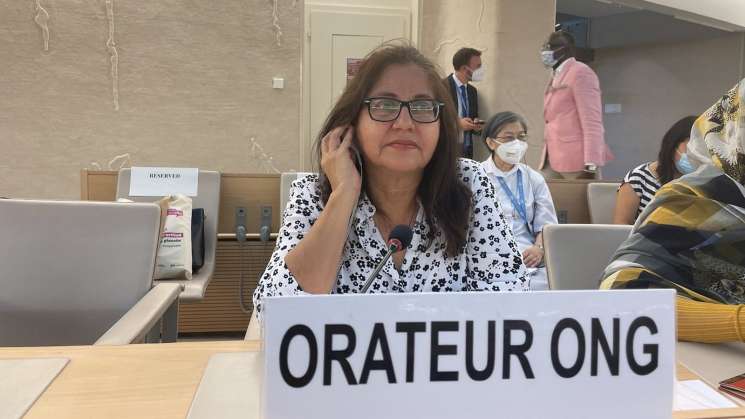 En ONU,Soledad Jarquín expone impunidad en feminicidio de su hija