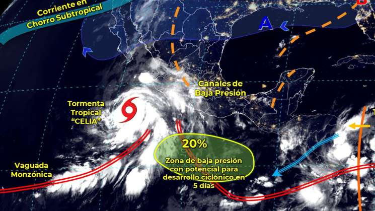 Se reportan lluvias ligeras a moderadas en Oaxaca