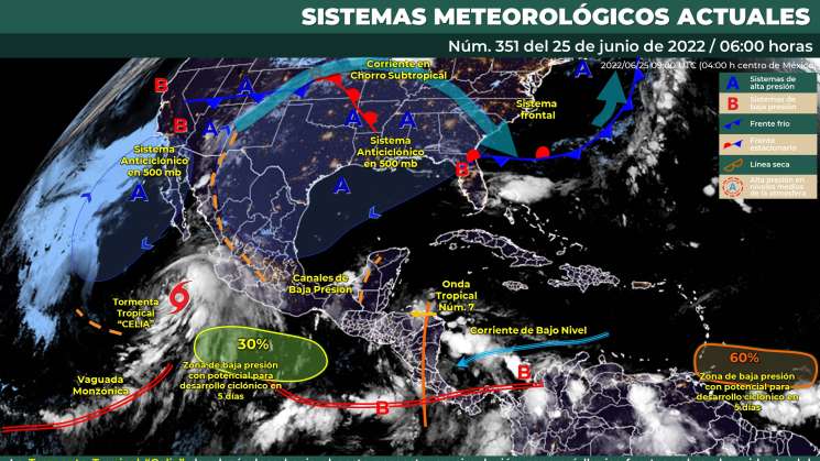 Seguirán lluvias y tormentas intensas en zonas de Oaxaca