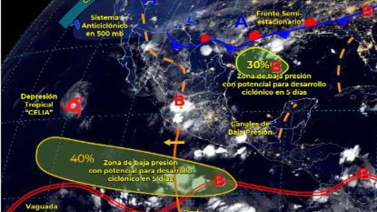 Continuarán lluvias con actividad eléctrica y nubosidad en Oaxaca