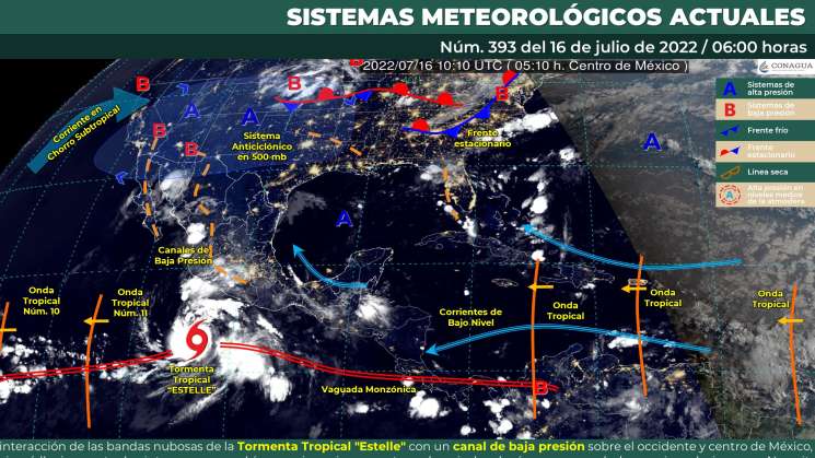 “Estelle” no representa peligro directo para Oaxaca: CEPCO