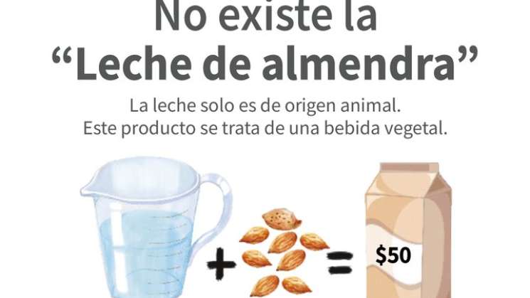 Profeco aclara: La leche de almendra no existe