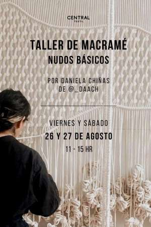 Taller de macramé nudos básicos