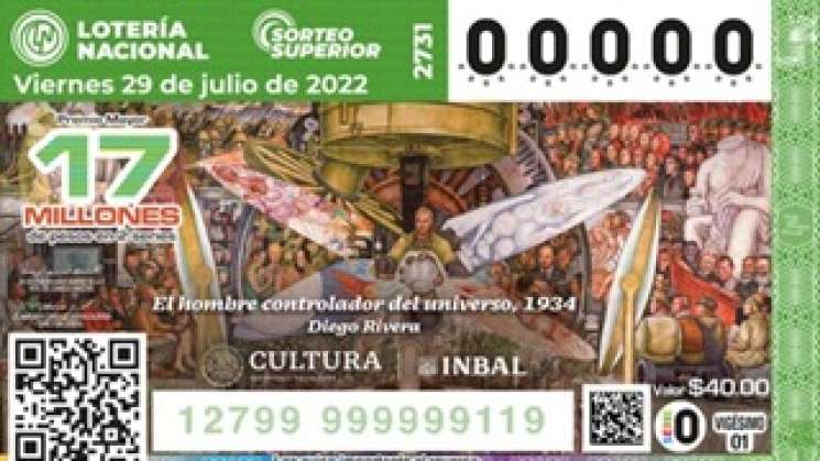 Celebran centenario del muralismo mexicano con Sorteo Superior