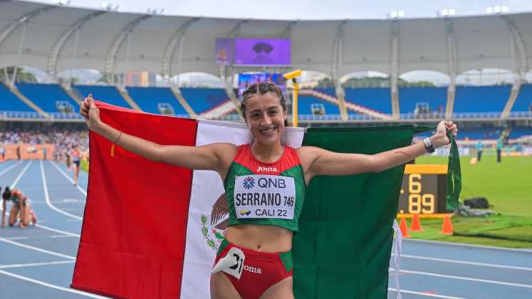 Karla Ximena Serrano le da Oro a México en mundial de atletismo