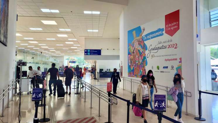 Aeropuerto de Oaxaca recibió récord de 21,602 pasajeros en Julio 