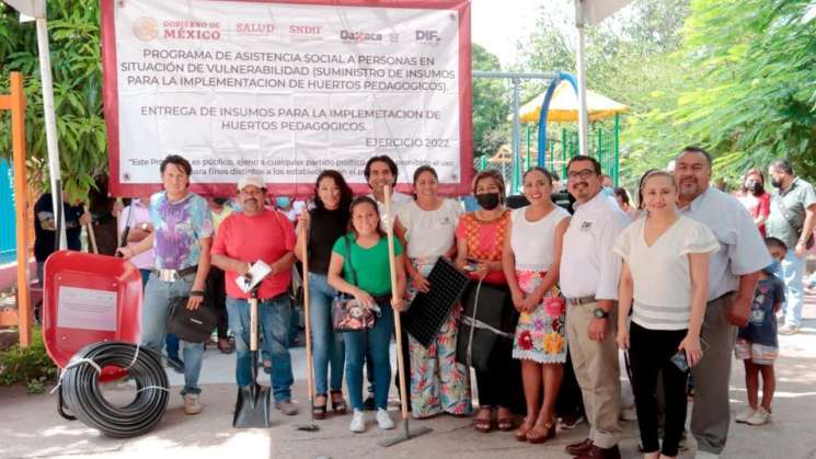 DIF Oaxaca apoya programas y acciones en materia de alimentación