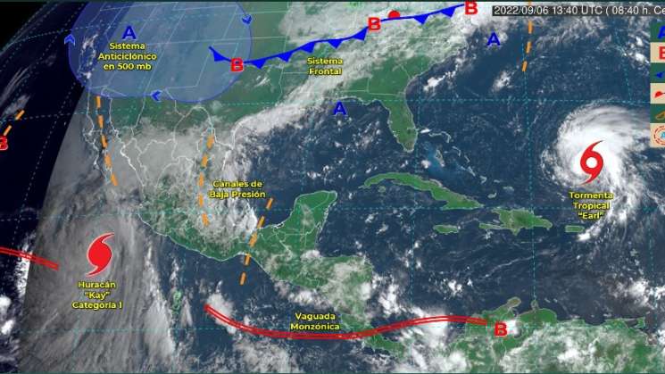 Reporta CEPCO ligera disminución en las lluvias para Oaxaca  