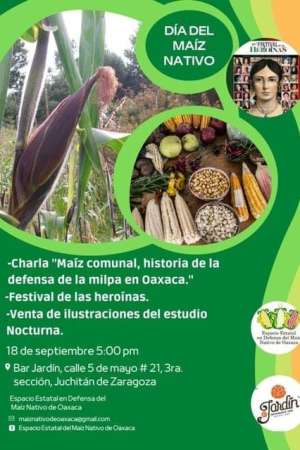 Dia del Maíz nativo, charla