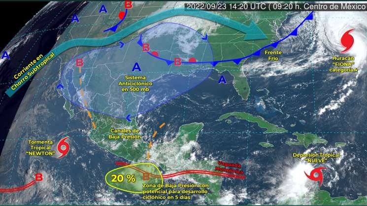 Zona de Convergencia Intertropical generará chubascos y tormentas