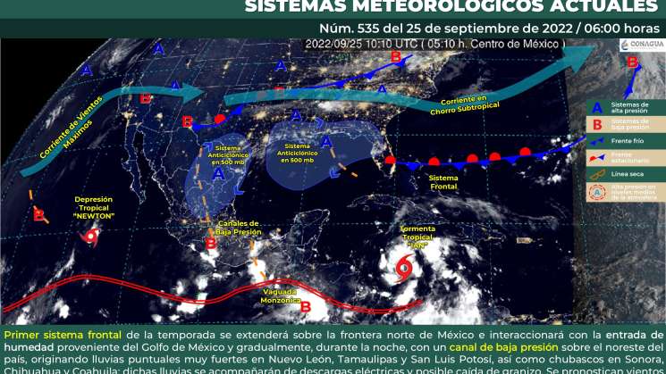 En Oaxaca, canales de baja presión seguirán causando lluvias  