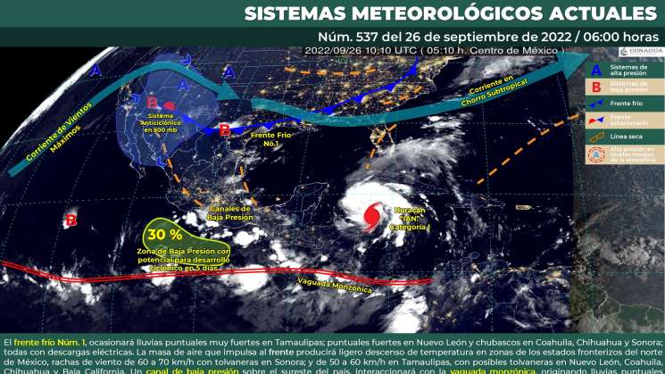 Mantiene lluvias vagada monzónica sobre regiones de Oaxaca