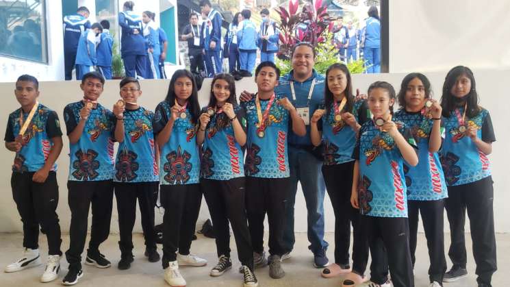  Selección Oaxaca gana 13 medallas en Juegos Populares, Oaxtepec