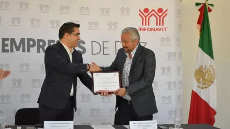 Recibe  UABJO “Empresa de 10” reconocimiento del INFONAVIT