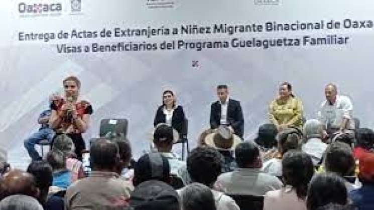 Gobierno de Oaxaca entrego 943 actas extranjería y mil 622 visas