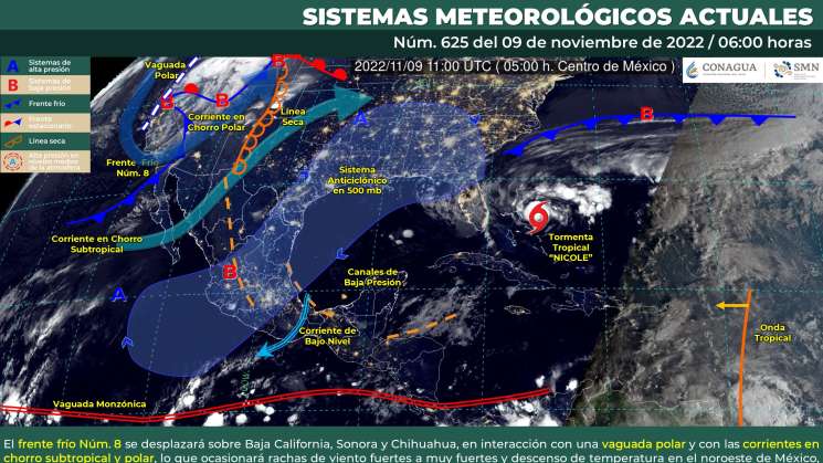 Mantiene canal de baja presión nublados y lluvias en Oaxaca 