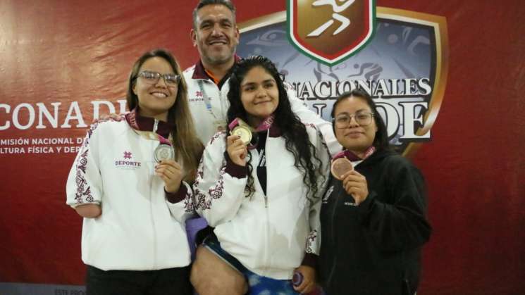 Oaxaca inicia con 4 medallas en los Paranacionales Conade 2022