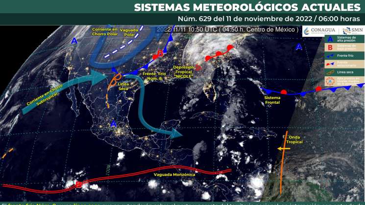 Bajas temperaturas en zonas altas y caluroso en costas de Oaxaca